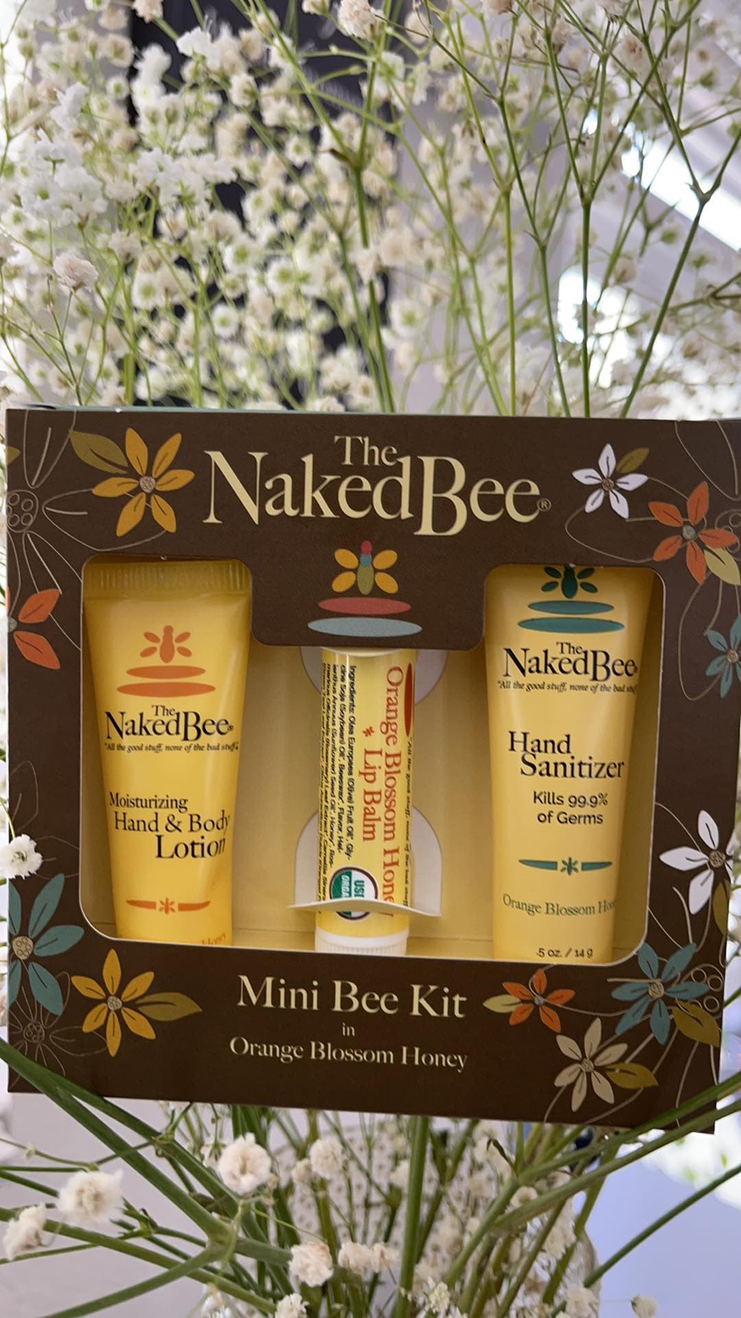 The Naked Bee Orange Blossom Honey Mini Bee Kit