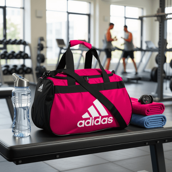 adidas Diablo Duffel Bag Small – Bold Pink, adidas Logo