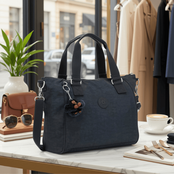 Kipling Lightweight Handbag - Navy Blue